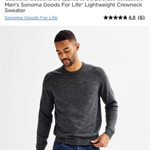 Men's Sonoma Goods For Life® Lightweight Crewneck Sweater